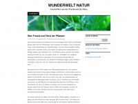 wunderweltnatur.wordpress.com Webseite Vorschau