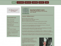 backensfeld-care.de Webseite Vorschau