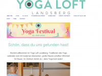 yogaloftlandsberg.de Webseite Vorschau