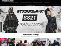 japanese-clothing.com Webseite Vorschau