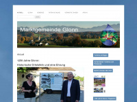 marktgemeinde-glonn.de Webseite Vorschau