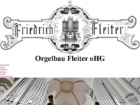 orgelbau-fleiter.de Webseite Vorschau