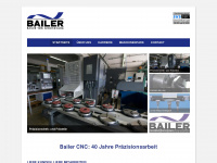 bailer-cnc.de Webseite Vorschau