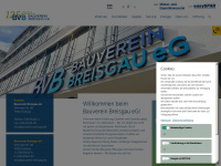 bauverein-breisgau.de Webseite Vorschau