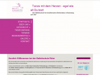 ballettschule-rueter.de Webseite Vorschau