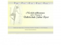 ballettschule-sabine-roser.de Webseite Vorschau