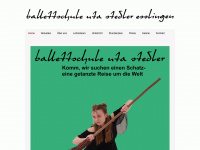 ballettschule-stedler.de Webseite Vorschau