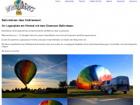windwaerts-ballonfahrten.de Webseite Vorschau