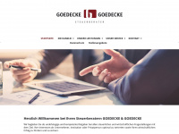 goedecke-stb.de Webseite Vorschau