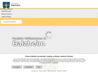balzheim.de Webseite Vorschau