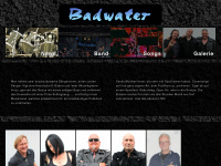 badwater-music.de Webseite Vorschau