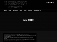 blockbuster-band.de Webseite Vorschau