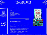 crunchyfrog.de Webseite Vorschau
