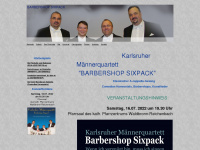 barbershop-sixpack.de Webseite Vorschau