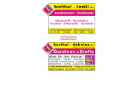 barthel-textil.de Webseite Vorschau