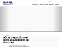 barth-mechanik.de Webseite Vorschau
