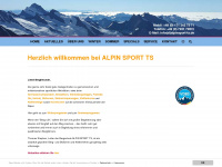 alpinsport-ts.de Webseite Vorschau