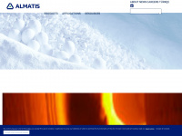 almatis.com Webseite Vorschau