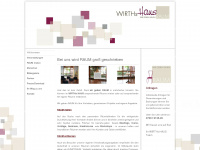 wirths-haus.de Webseite Vorschau