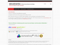 web-und-service.de Webseite Vorschau