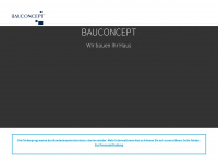 bauconcept-gmbh.de Webseite Vorschau