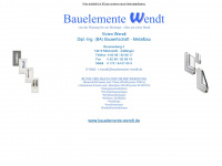 bauelemente-wendt.de Webseite Vorschau