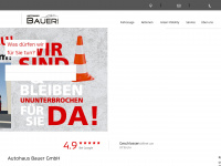 bauer-automobile.de Webseite Vorschau