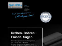 bauer-cnc.de Webseite Vorschau