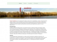suarez-translations.ch Webseite Vorschau