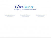 extrasauber.com Webseite Vorschau