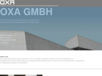 oxa-gmbh.de Webseite Vorschau