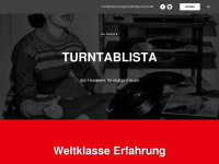 turntablista.com Webseite Vorschau