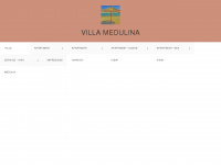 villamedulina.de Webseite Vorschau