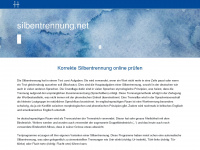 silbentrennung.net Webseite Vorschau