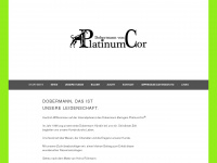 platinumcor.wordpress.com Webseite Vorschau