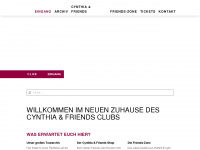 friendsclub-shop.de Webseite Vorschau