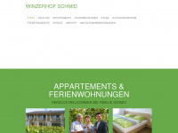 winzerhof-schmid.de Webseite Vorschau