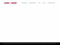 klade-group.com Webseite Vorschau