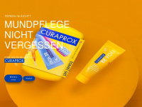 curaprox.at Webseite Vorschau