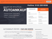 autoankauf-hoexter.de Webseite Vorschau