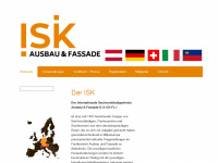 isk-ausbaufassade.org Webseite Vorschau