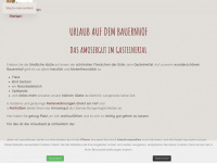 bauernhof-gasteinertal.com Webseite Vorschau