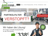 ahg-clean.de Webseite Vorschau