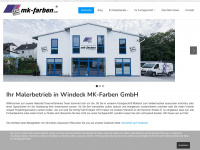 mk-farben.com Webseite Vorschau
