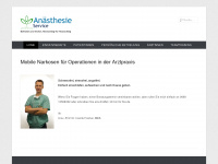 anaesthesie-service.at Webseite Vorschau