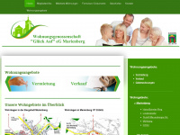 wohnungsgenossenschaft-marienberg.de Webseite Vorschau