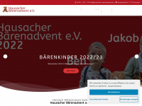 hausacher-baerenadvent.de Webseite Vorschau