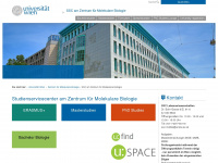 molekularebiologie.univie.ac.at Webseite Vorschau