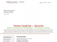 gedichte-herbst-sprueche.com Webseite Vorschau