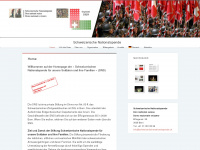 schweizerischenationalspende.ch Webseite Vorschau